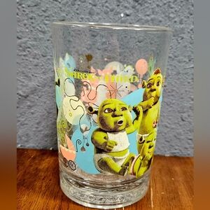 McDonald's Shrek The Third Collectable Drinking Glass Tumbler 2007